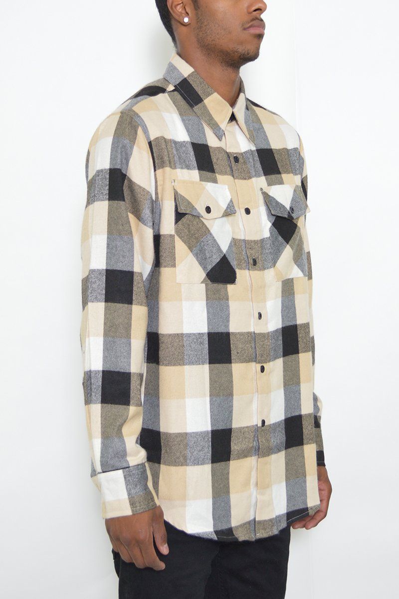 flannel checkered jacket