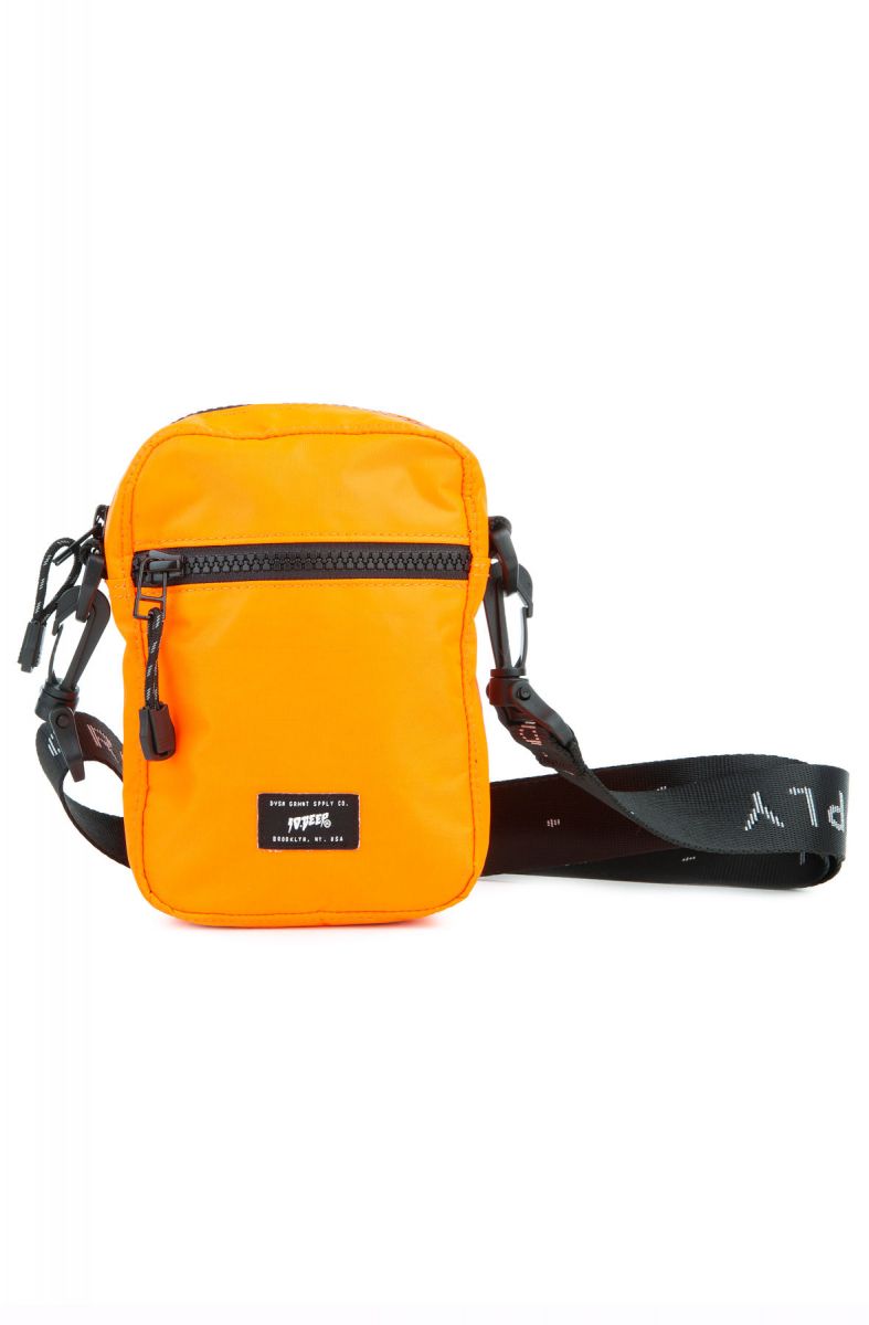 The Division Satchel Bag in Neon Orange