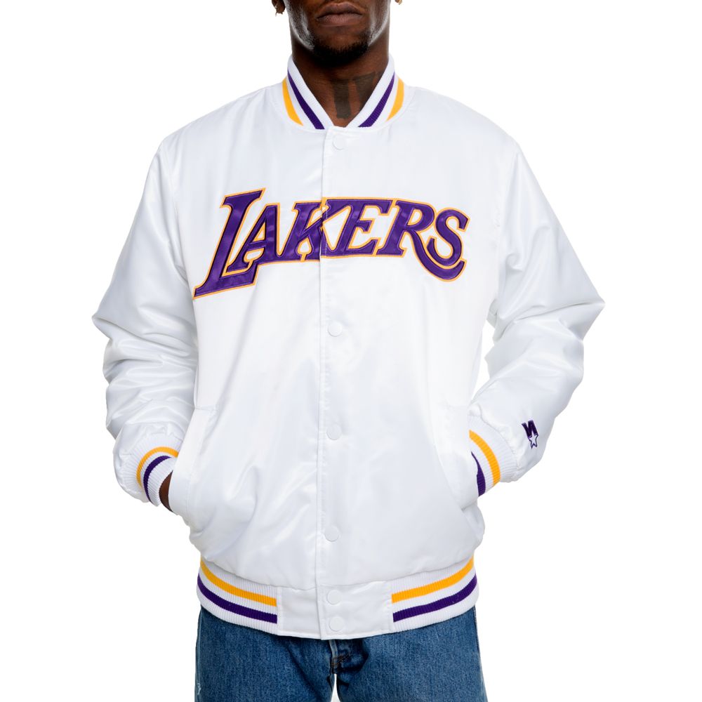 lakers white jacket