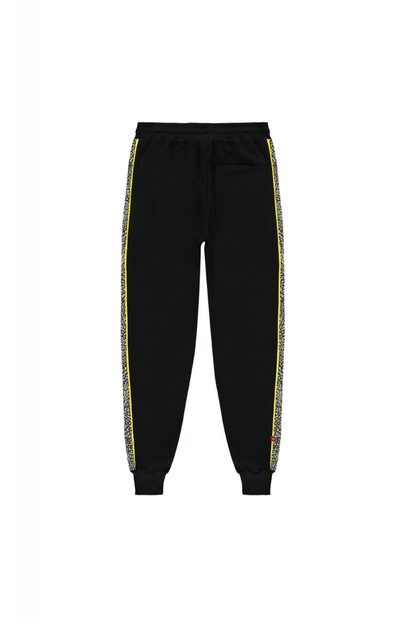 KING APPAREL Tennyson 'Jordan' Tracksuit Bottoms - Black Elephant AW21 ...