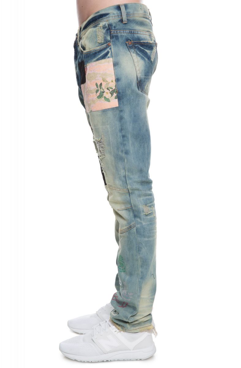 BILLIONAIRE BOYS CLUB The Jim Jeans in Woodstock 881-2103-BLU - Karmaloop