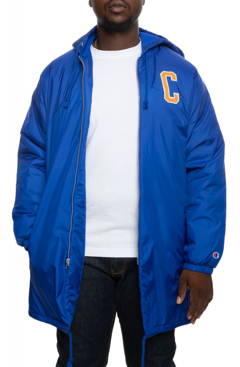 Champion sideline store black puffer jacket