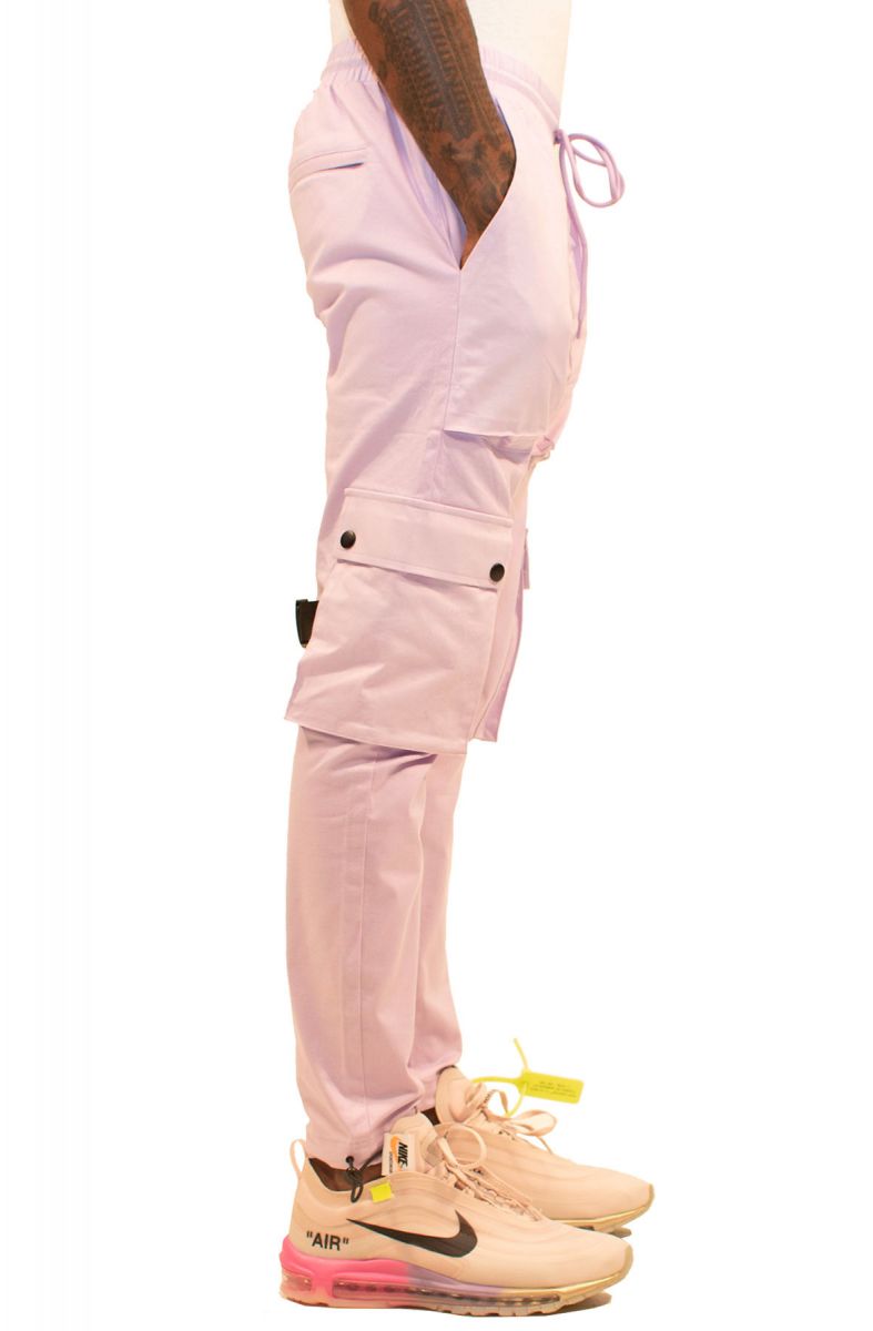 violet cargo pants