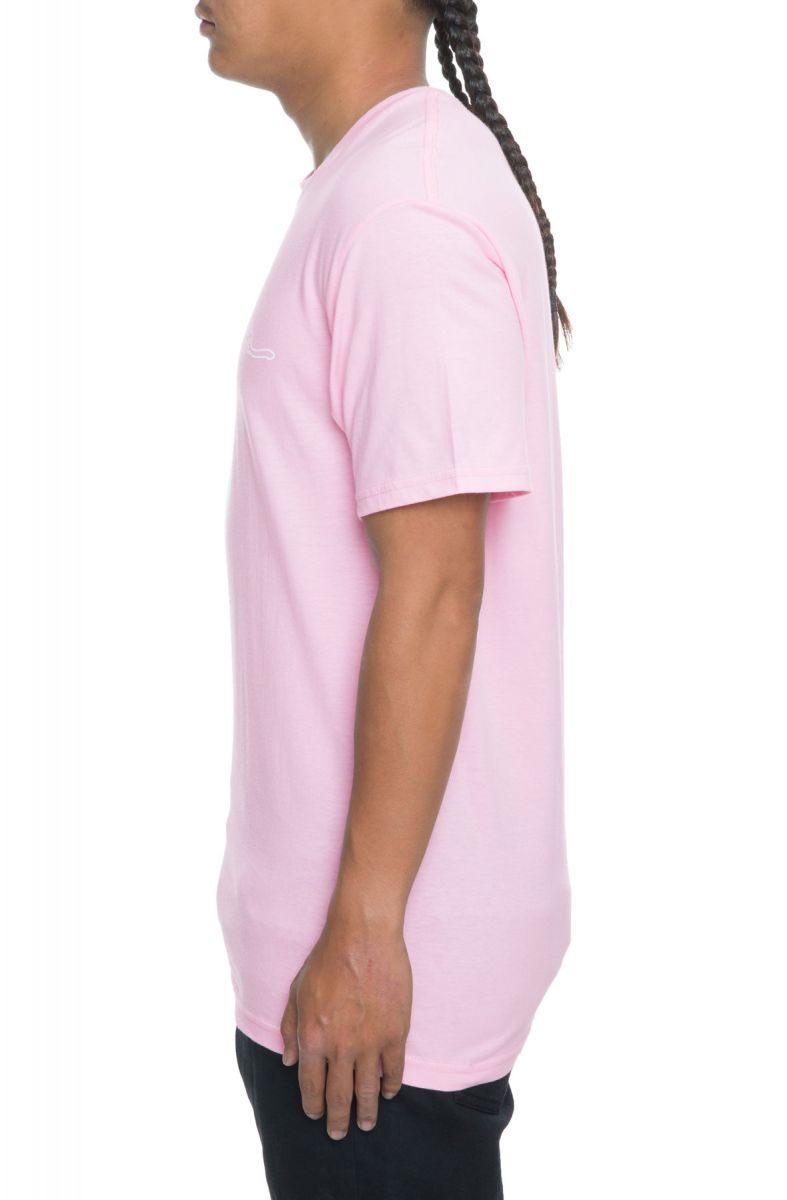 PINK DOLPHIN The Paradise Script Tee in Pink SU21811PSPI - Karmaloop