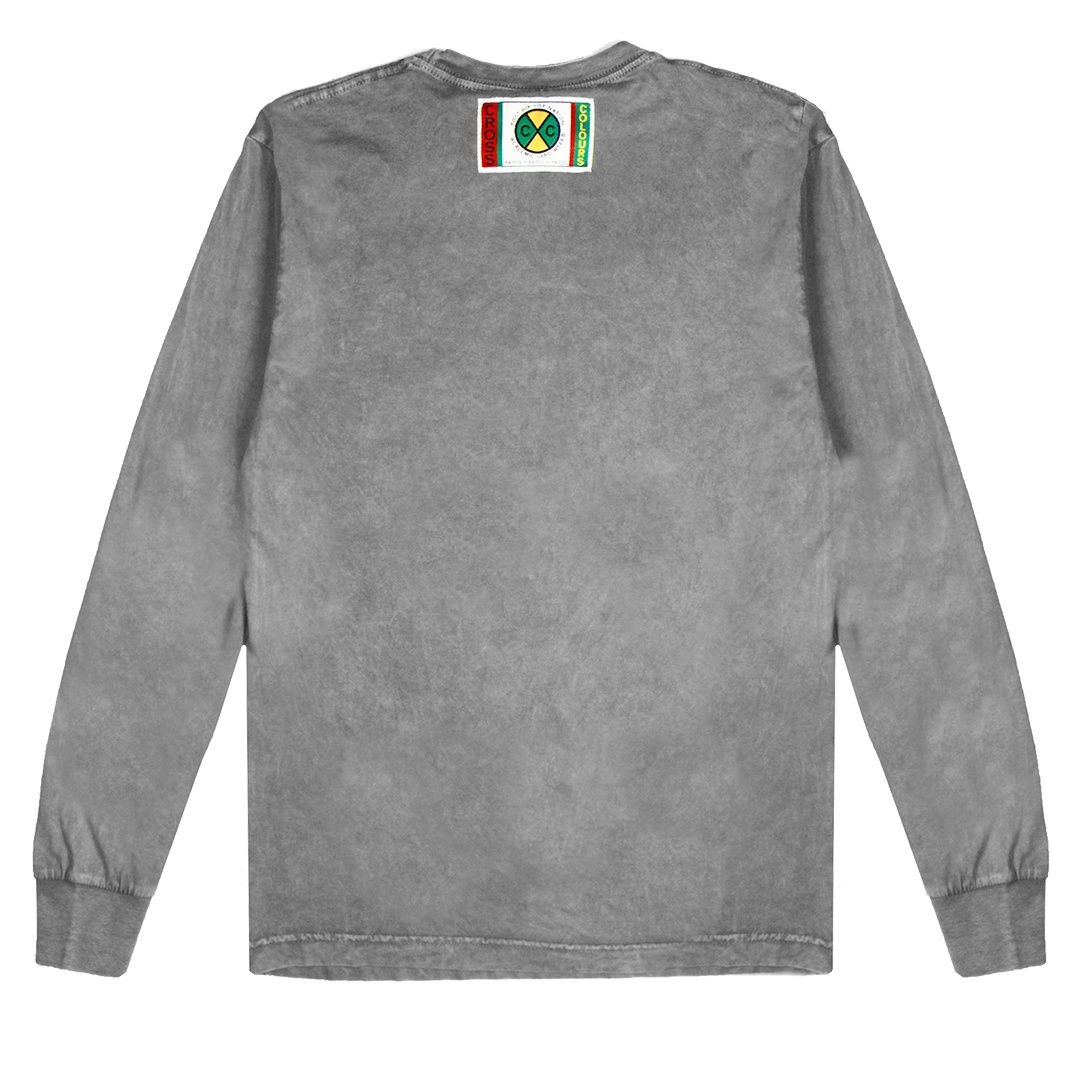 CROSS COLOURS Boyz N The Hood Sunset LS T Shirt CL11317SETGRY