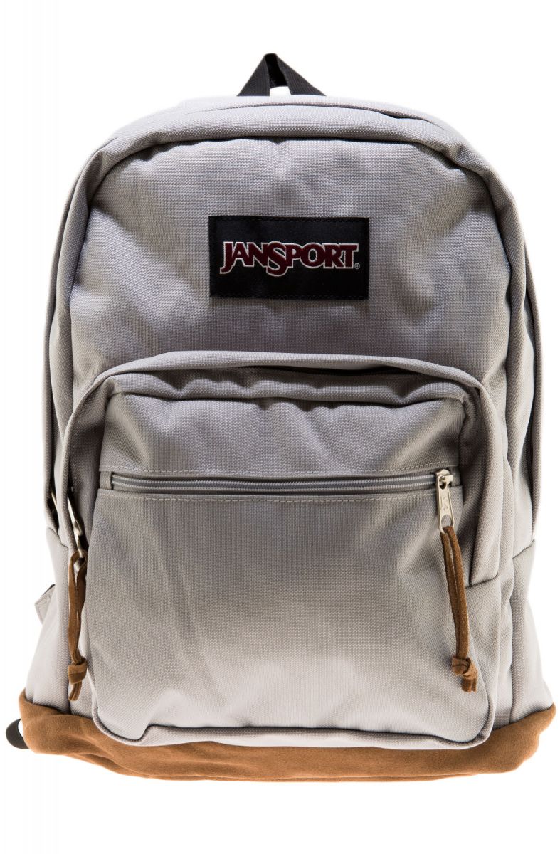 jansport right pack grey rabbit