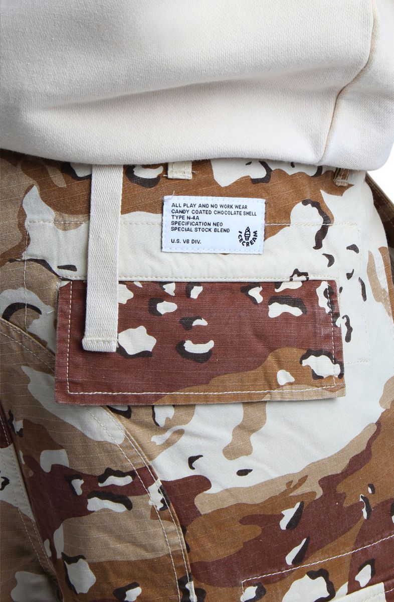 ICE CREAM Fatigue Camo Ripstop Cargo Pants 451-2103-FOG - Karmaloop