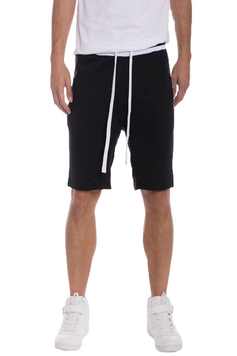 WEIV FRENCH TERRY SHORTS SP0335-BLACK - Karmaloop