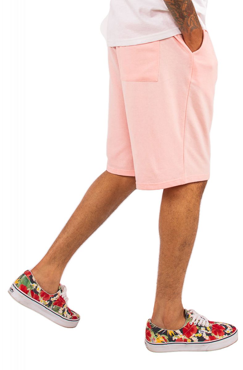 SEIZE&DESIST Side Stripe Drawstring Shorts 8DFF7FCECOLORPINK Karmaloop