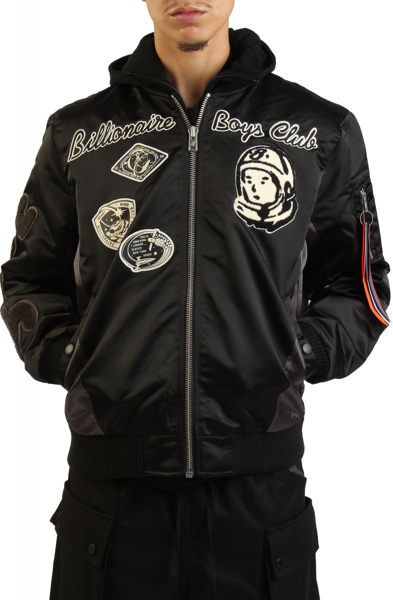 BILLIONAIRE BOYS CLUB Space Suit Bomber Jacket 851-9401-BLK 