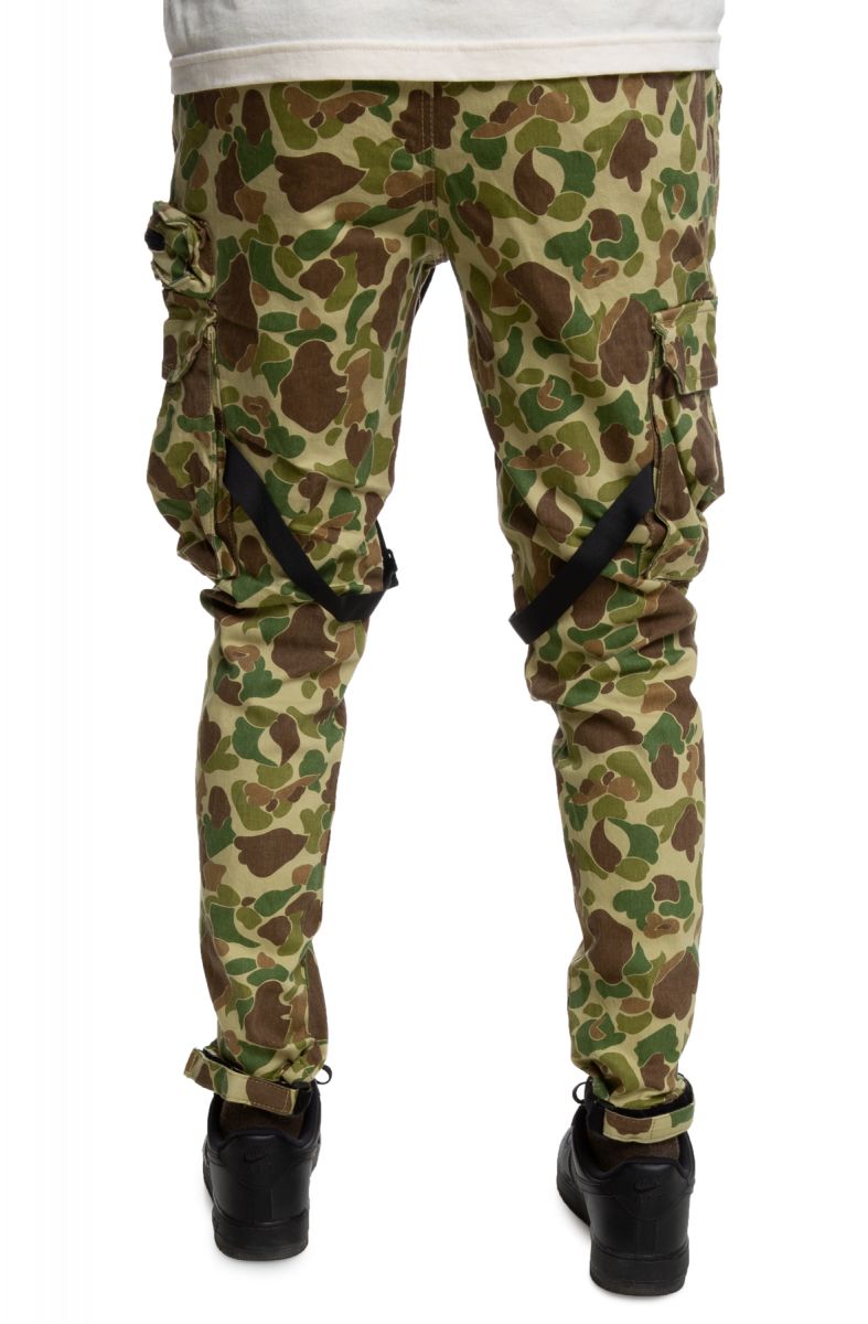FOREIGN LOCALS Strapped Cargo Pants in Bubble Camo FL-10834 - Karmaloop