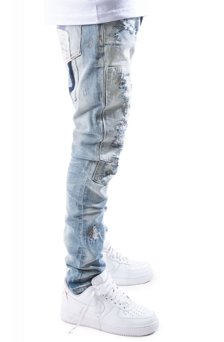 EMBELLISH Barker Threaded Jeans EMBHOL21-1-15 - PLNDR