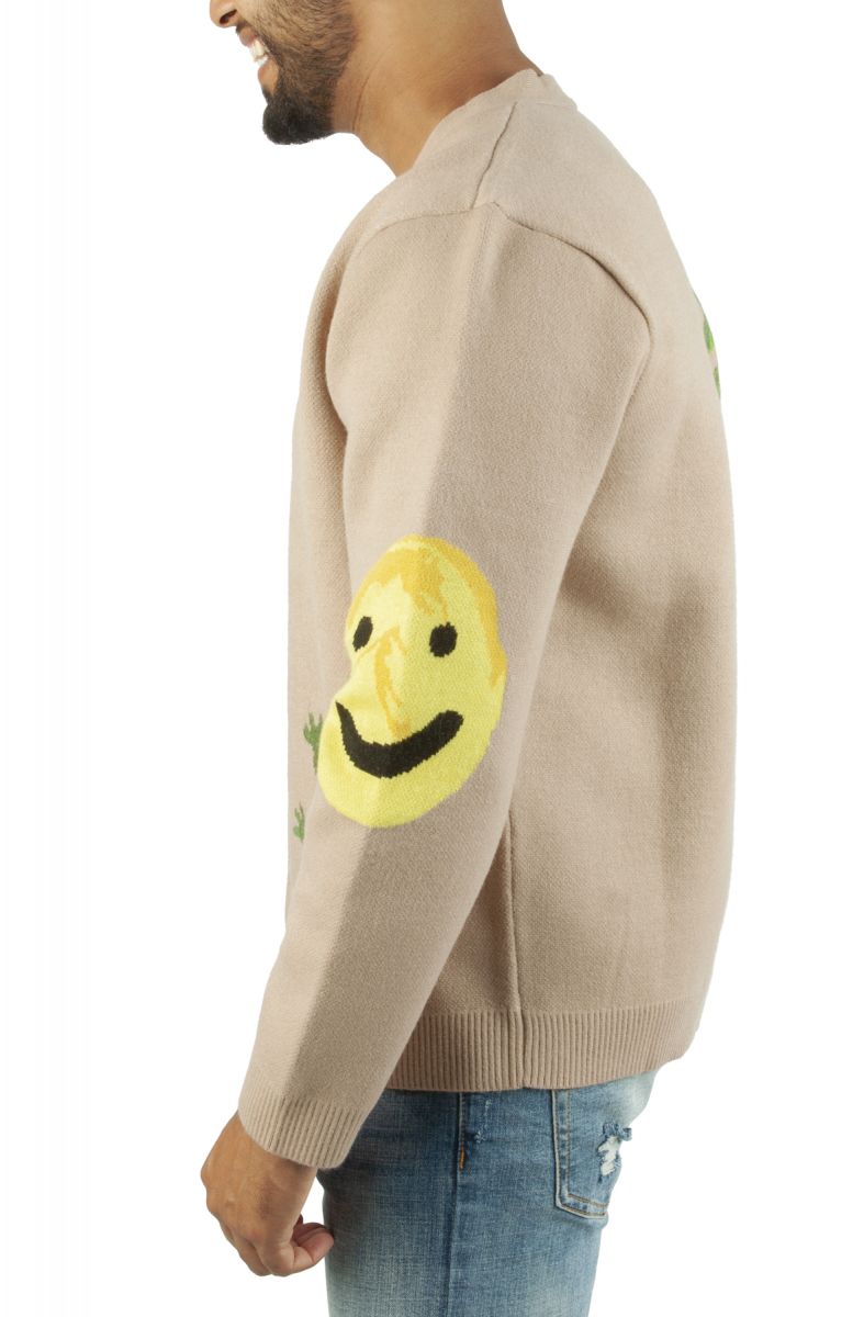Kapital Clothing Kapital Eco Fleece Kapital Smiley Crewneck Smile