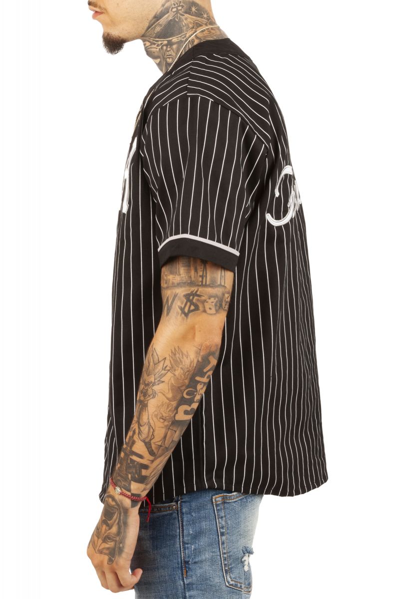 HUF Community Baseball Jersey KN00432-BLK - Karmaloop