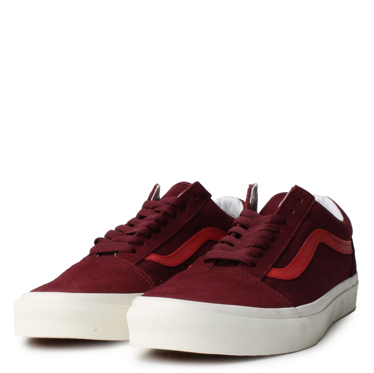 Vans Old Skool Sneakers Mens Size 10.5 Maroon Cordura Fabric Low Lace Retro Shoe Old Skool Sneaker – EssentialApparel.com main image 3