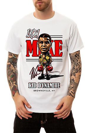 CULTURE The Iron Mike Caricature T-Shirt in White 023_STWOD_IRNMK_YK ...