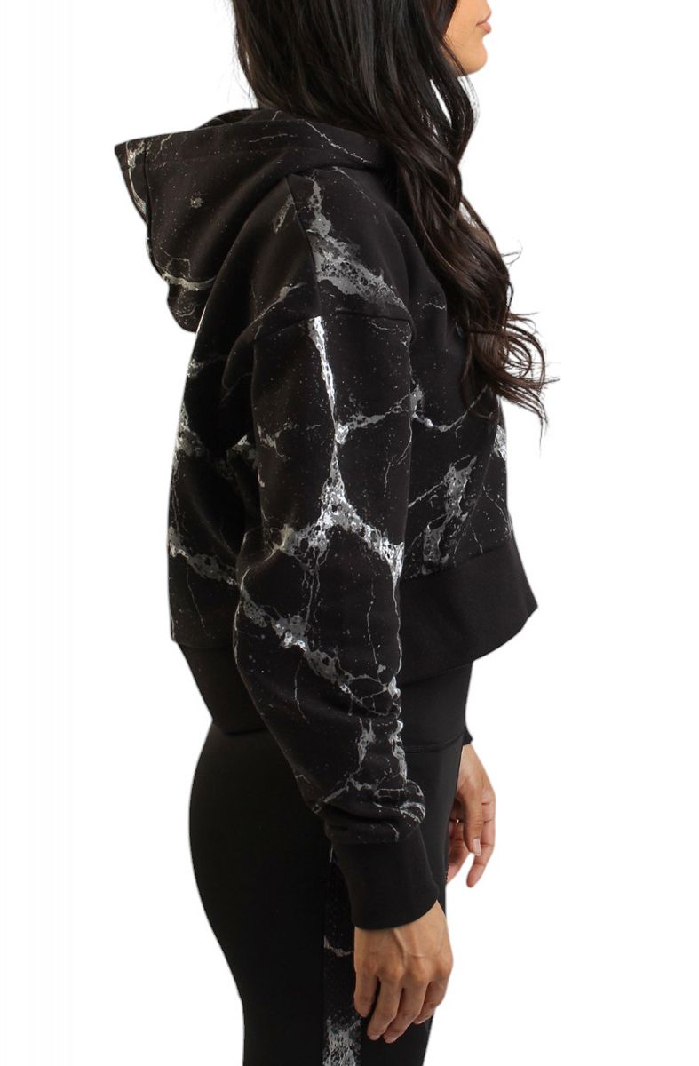 PUMA HOOPS X LAFRANCE WRITTEN IN CHROME CROPPED HOODIE 63078301