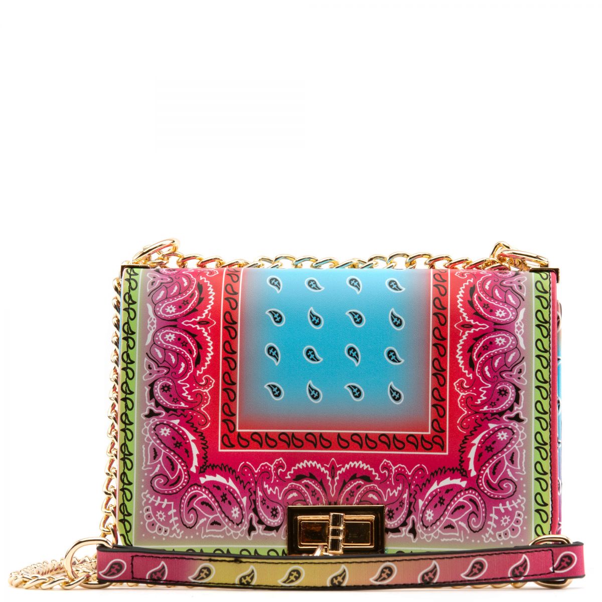 H&D ACCESSORIES, INC Bandana Print Clutch HPC3453RD-RED - Karmaloop