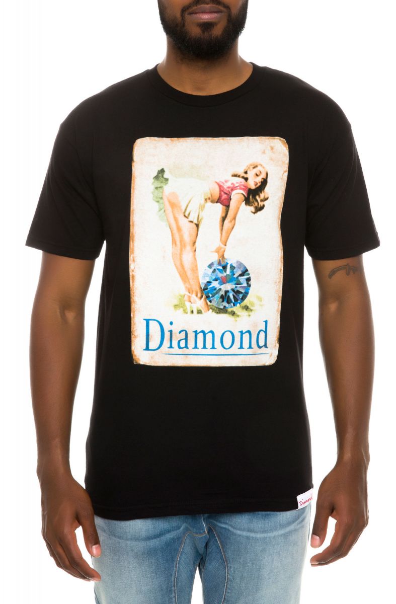 diamond supply co girl shirt