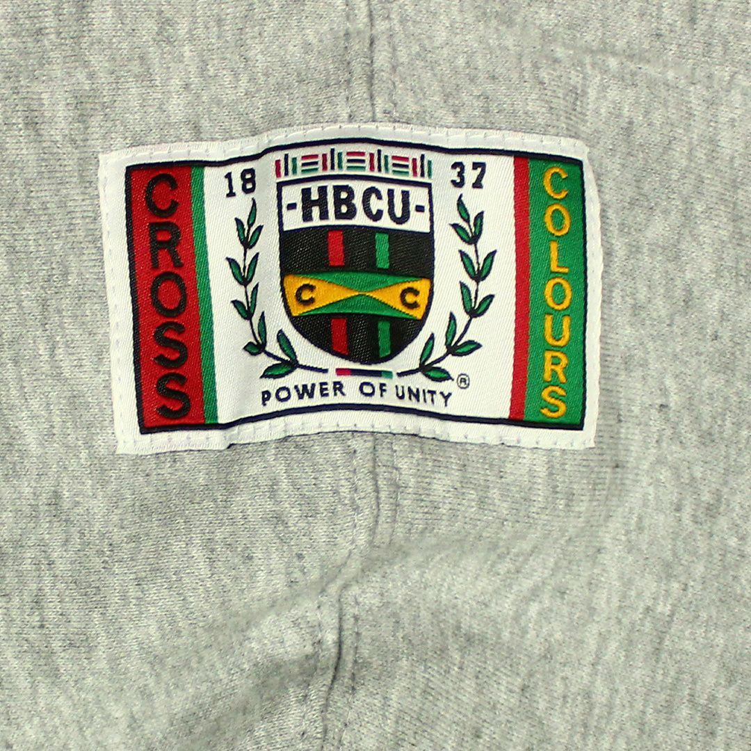 CROSS COLOURS X HBCU Patches Hoodie - Heather Grey H80223PAT-GRY ...