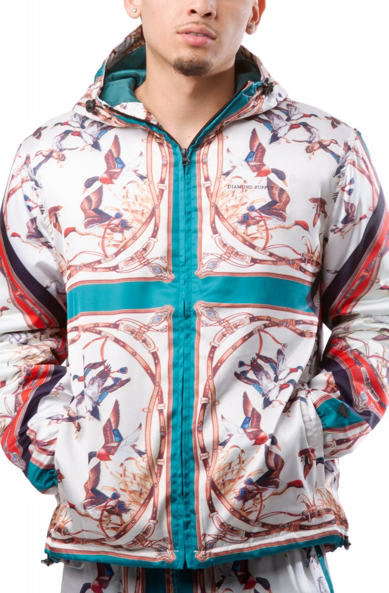 DIAMOND SUPPLY CO. Chesapeake Windbreaker A21DMTC007 MULTI PLNDR