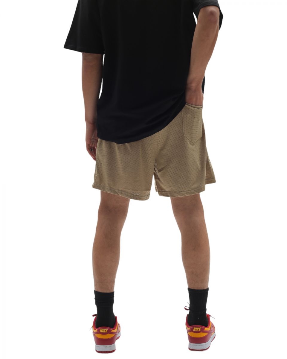 monogram mesh shorts