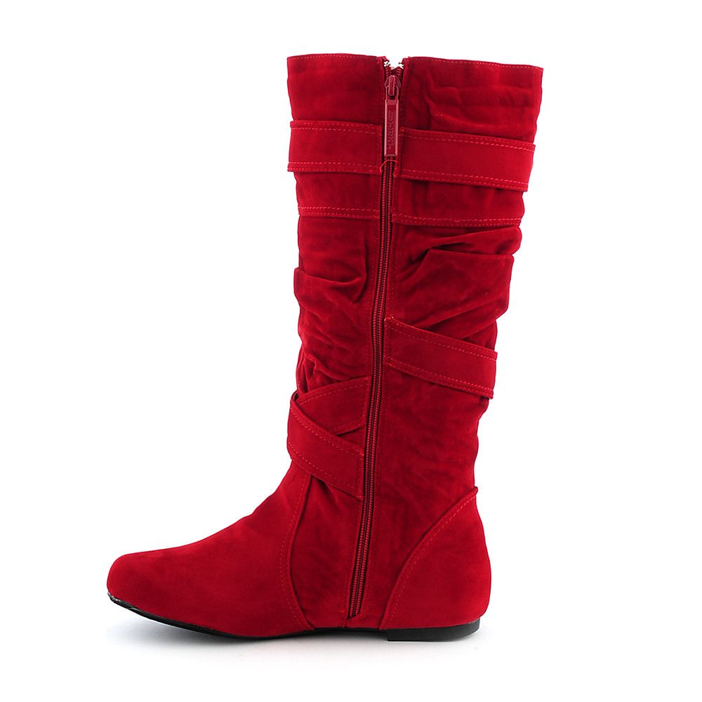 womens red flat boots \u003e Up to 74% OFF 