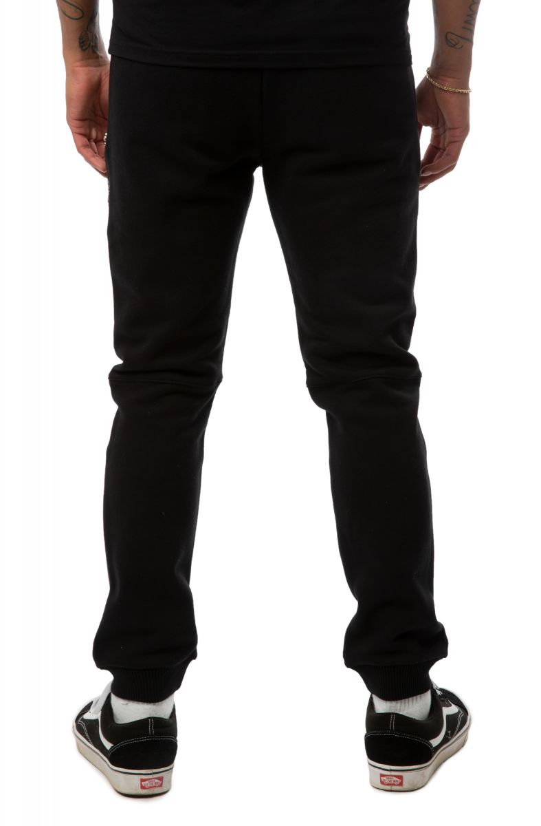 BLEU NOIR NYC Goth Script Joggers BNP0960-BLK - Karmaloop