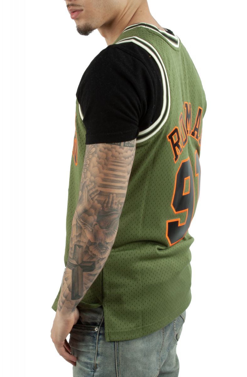 NBA Jersey BULLS RODMAN camouflage