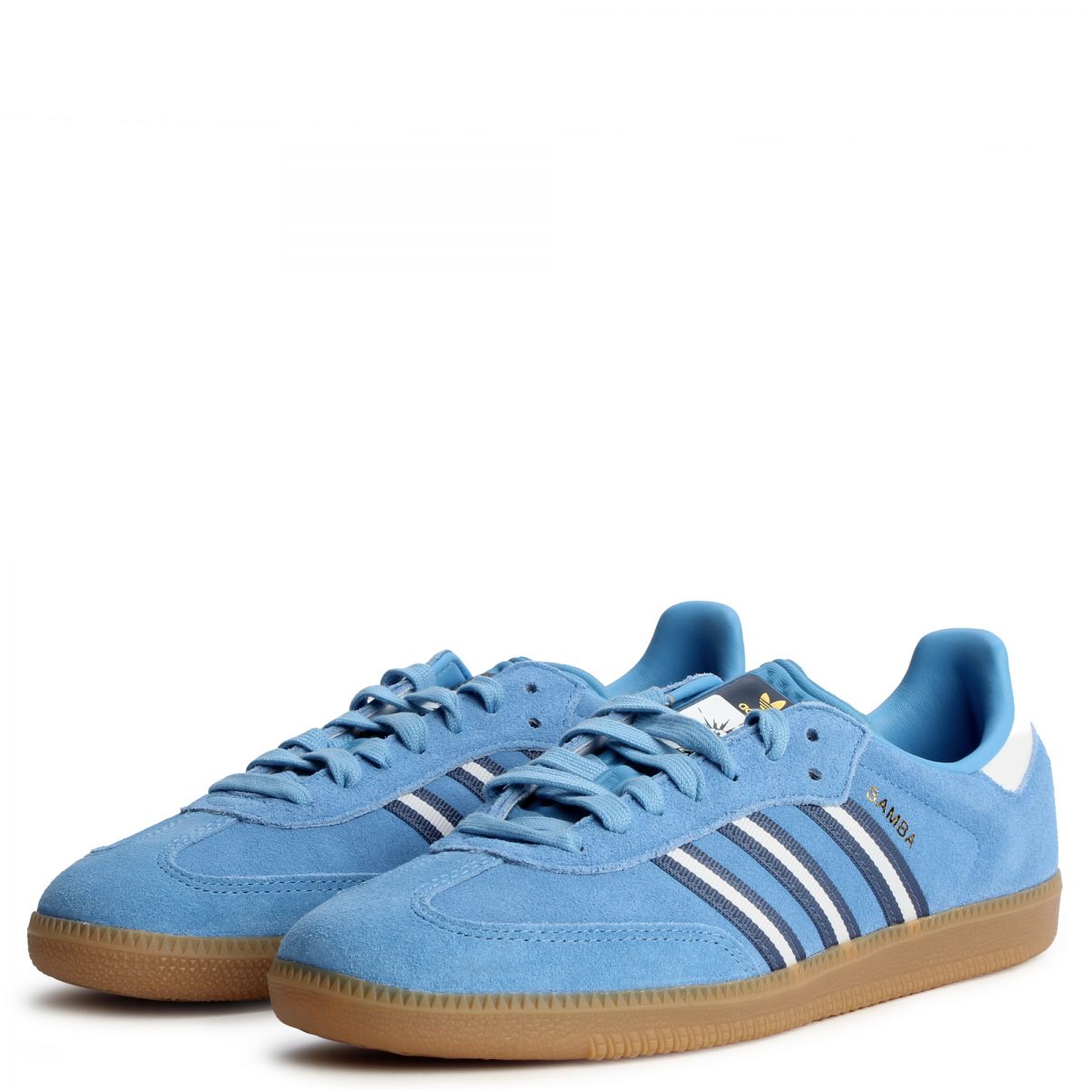 adidas Samba OG Shoes Blue 7.5 - Mens Originals