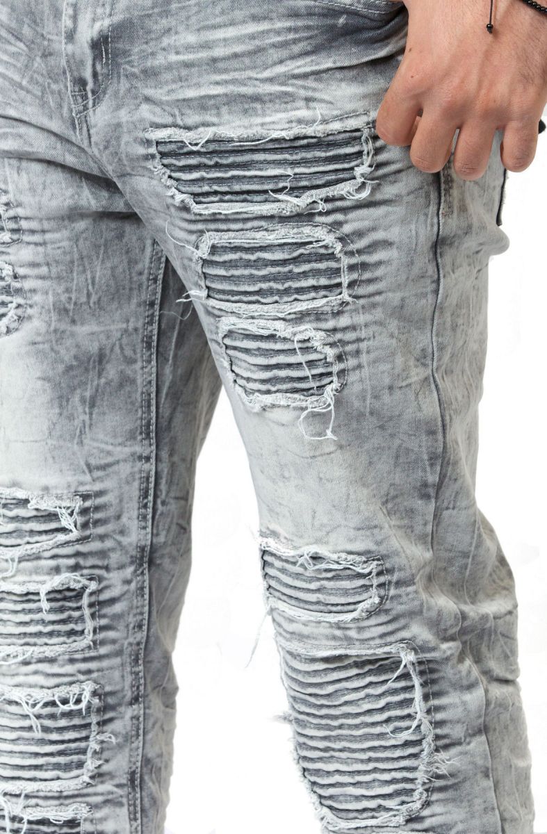 slim fit biker jeans