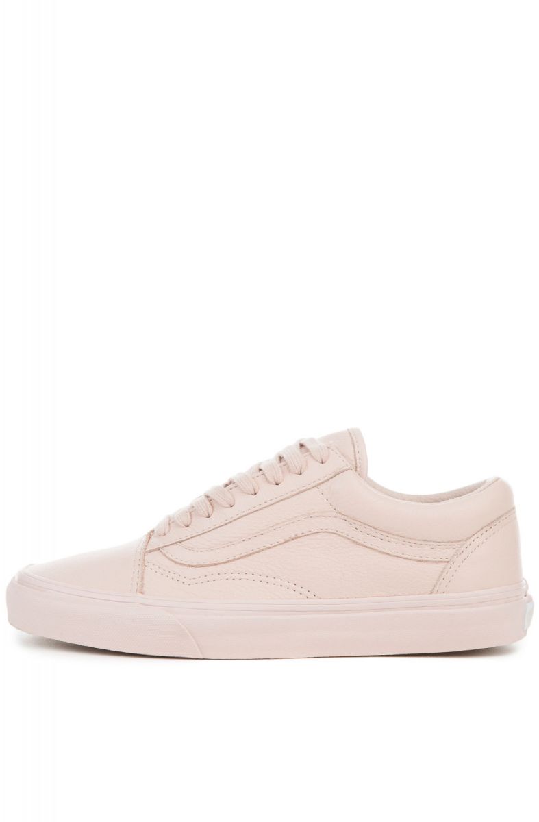The Uni Old Skool In Leather Mono And Sepia Rose