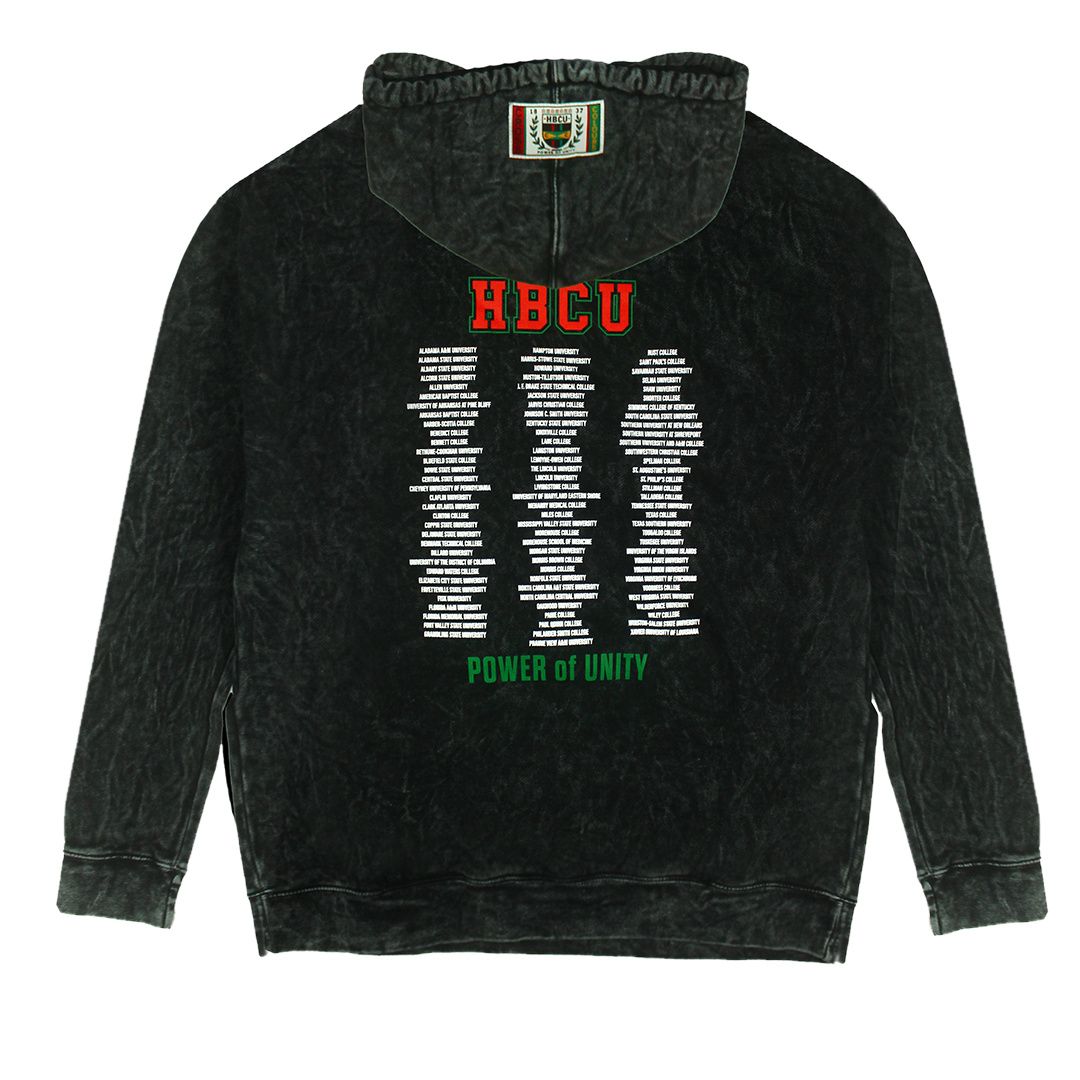 CROSS COLOURS HBCU Higher Learning Hoodie - Black H80223HL-BLK-BLACK ...
