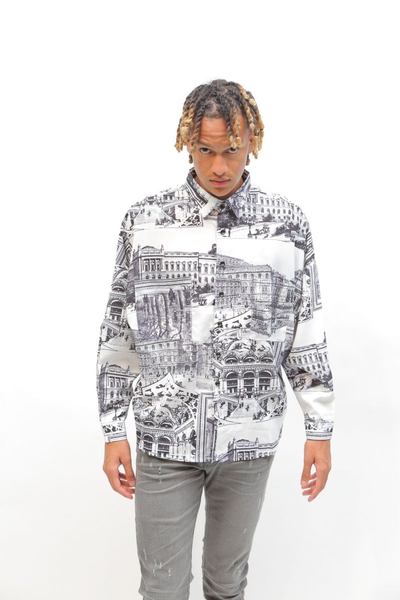 NOKWAL Black & White ROME Graphic Shirt 2020RWBS - Karmaloop