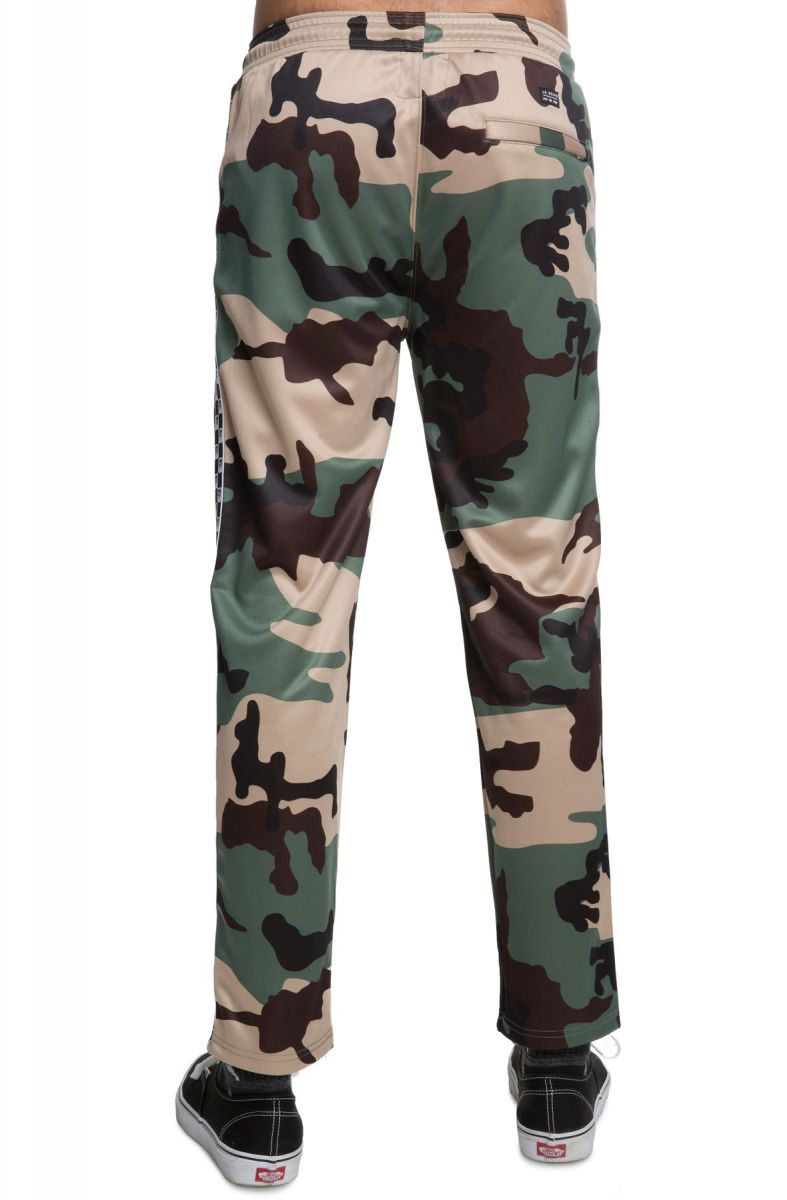 camo pants with checkered vans