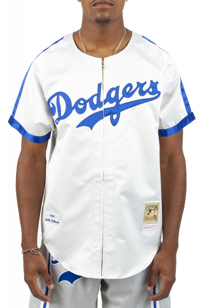 Mitchell & Ness MLB Satin Jersey Los Angeles Dodgers 1949 Jackie Robinson