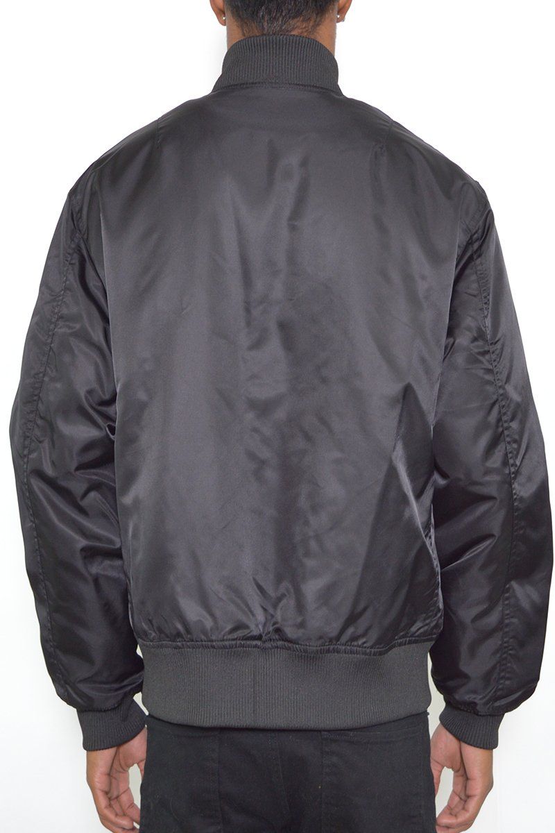 WEIV WINDBREAKER BOMBER JACKET BJ214BLACK Karmaloop
