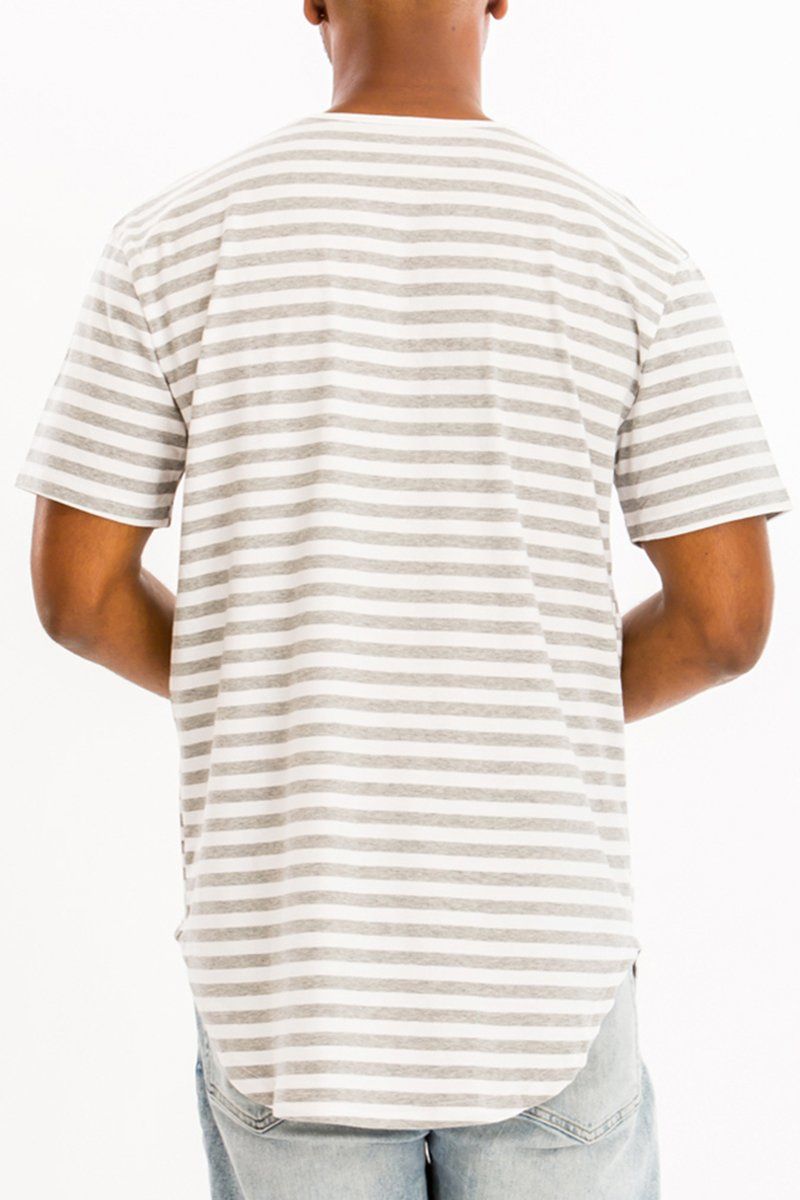 striped basic tee