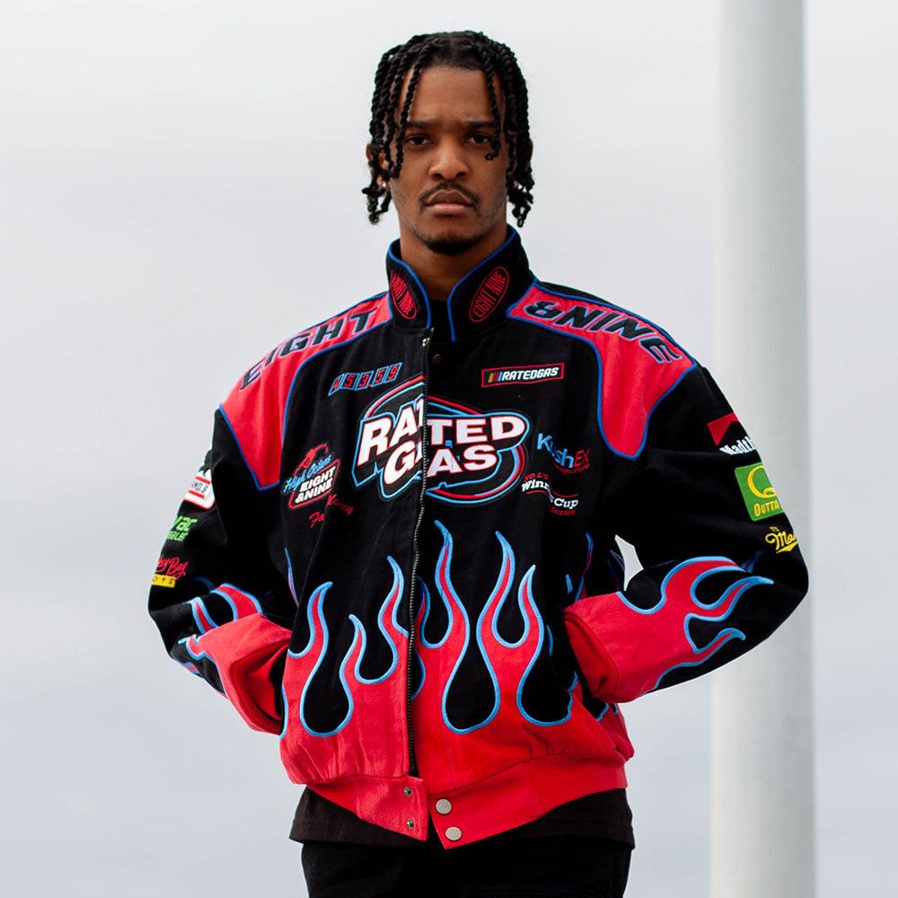 8&9 MFG CO. Rated Gas Nascar Jacket JKRTDGAS-BLACK - Karmaloop