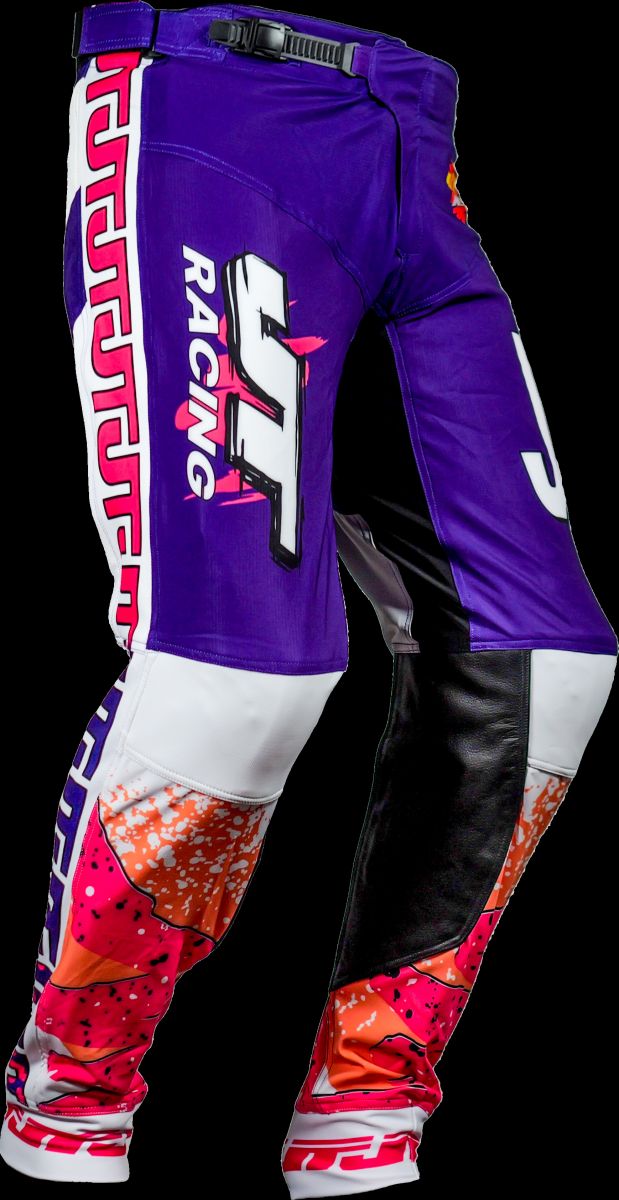 JT RACING 90s Swash Paint Pink/Purple MX Pants JTR-519AD3 - Karmaloop