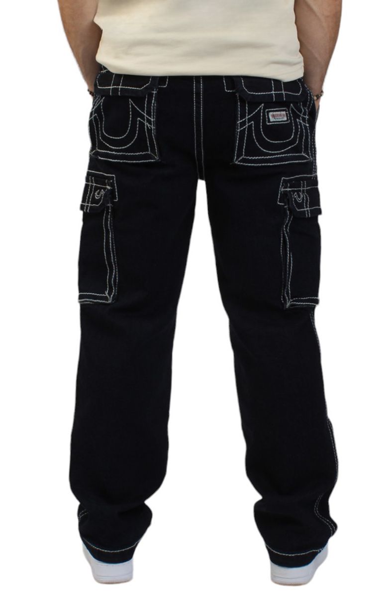 TRUE RELIGION Baggy Big T Denim Cargo Pant 108250-2S - Karmaloop