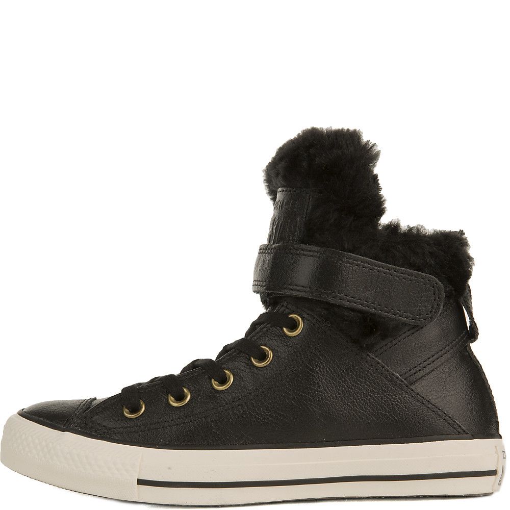 converse with fur trim