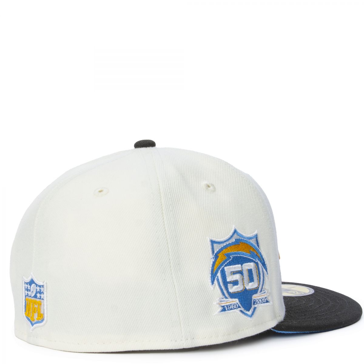 New Era Los Angeles Chargers 50th Anniversary Black Classic Edition 59Fifty  Fitted Hat