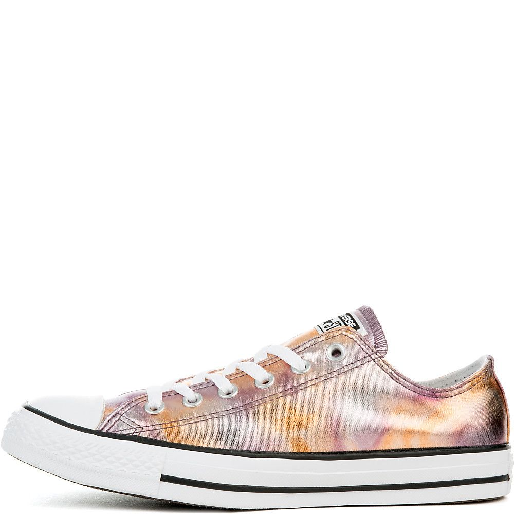 pink metallic sneakers