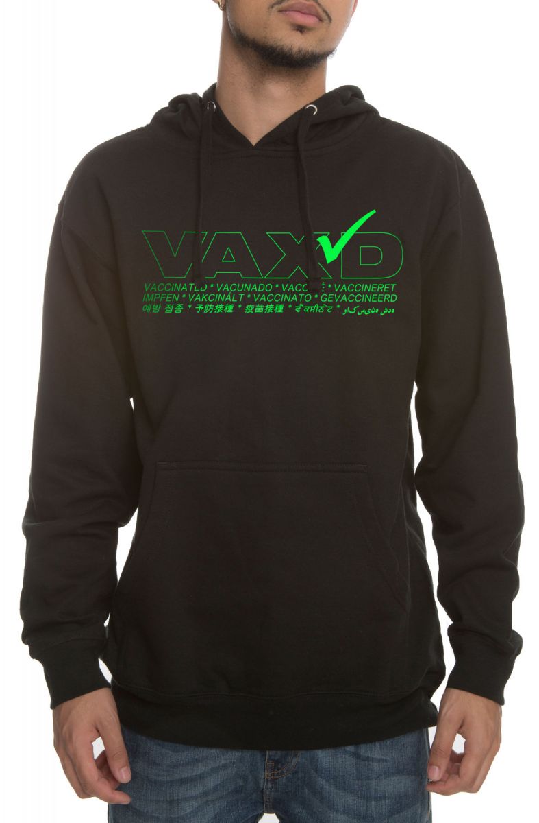vaccinated hoodie valentino