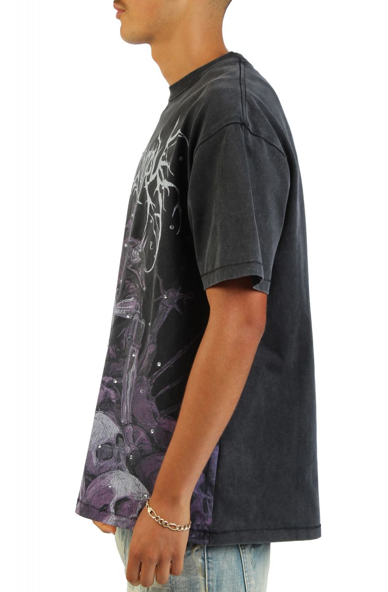 ミュージシャン SHADOWS BROKEN BONE L/S Tee XL MEMORY LANE Bone Collector T-Shirt MLSMU26-3002VTBLK - Karmaloop