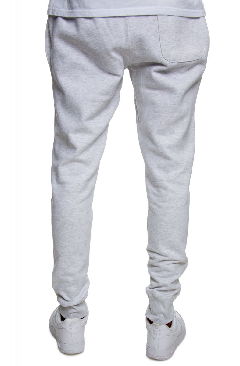 reverse weave cuffed joggers