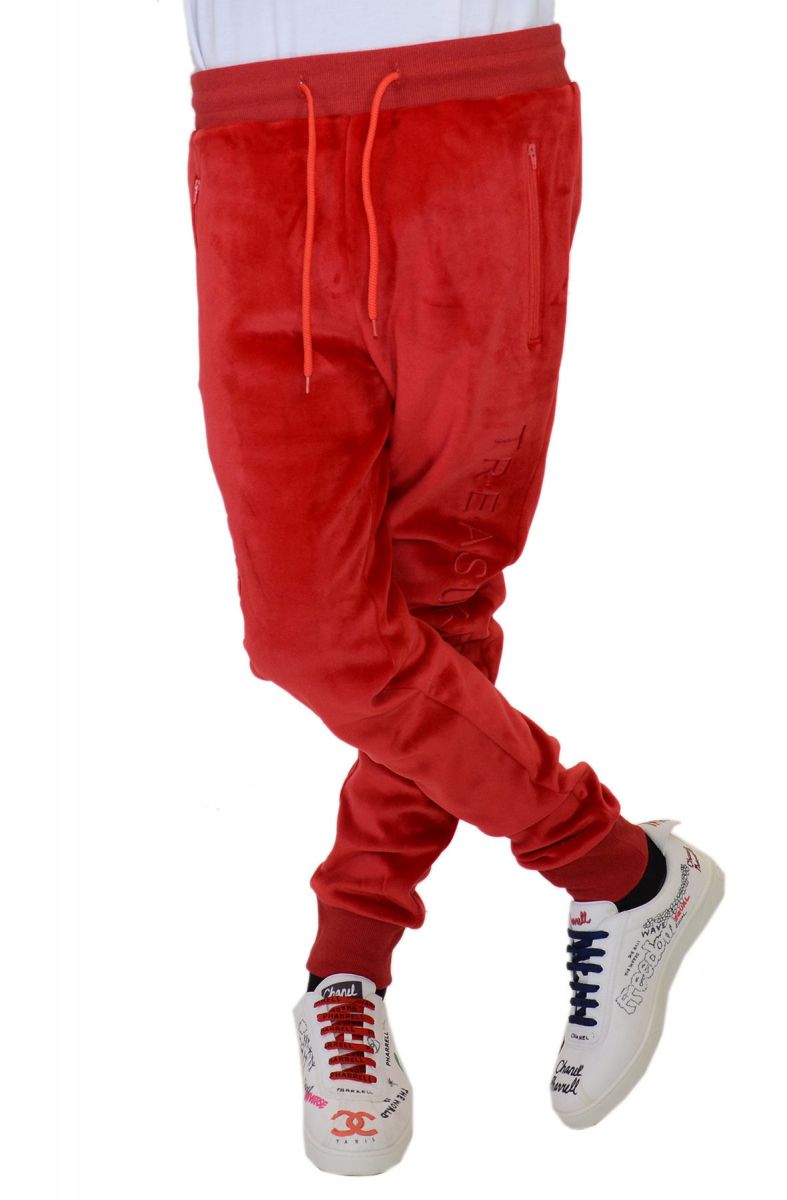 velour sweatpants mens