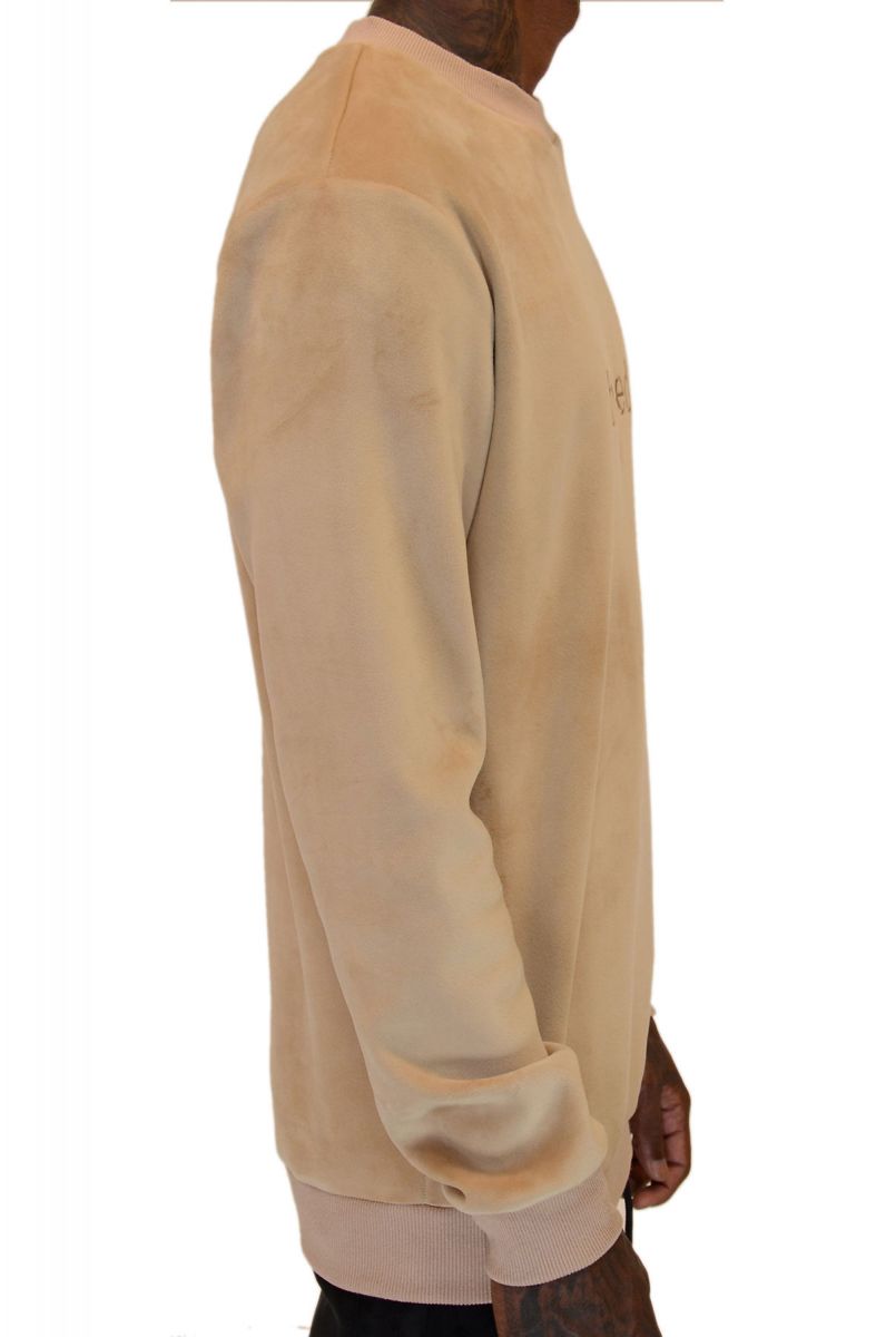 velour crewneck mens