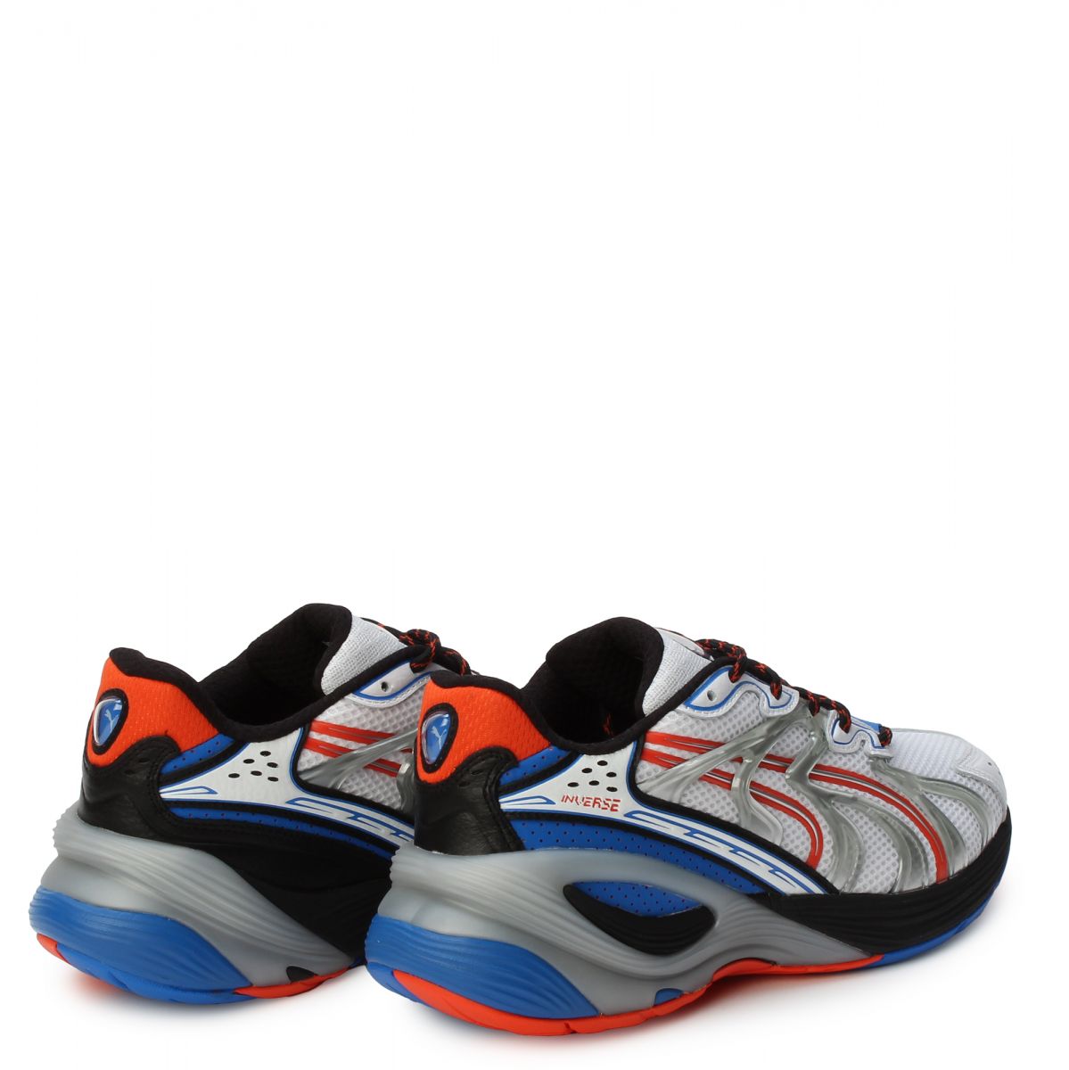 PUMA Inverse Millennial Lace Up Mens Sneakers Casual Shoes 40424101 Size 9 NWOB MENS PUMA INVERSE MILLENNIAL (PUMA WHITE/REDMAZING/HYPERLINK  main image 4